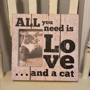 All You Need is Love...and a Cat box picture frame